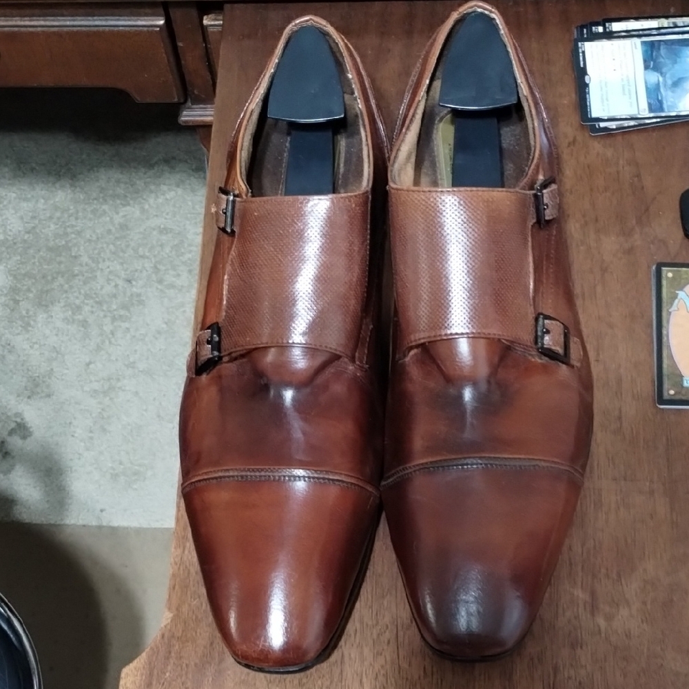 Men's Brown Leather Dress Shoes
